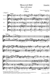 Mass in B minor SSAATTBB Choral Score cover